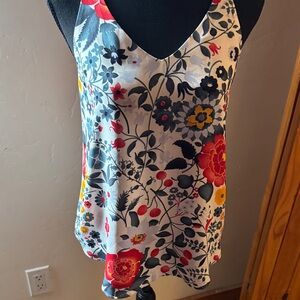 LOFT Multicolor Floral Camisole Top